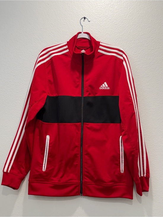 adidas Other - Vintage Adidas Jacket Red and Black Lightweight Track Jacket Size L